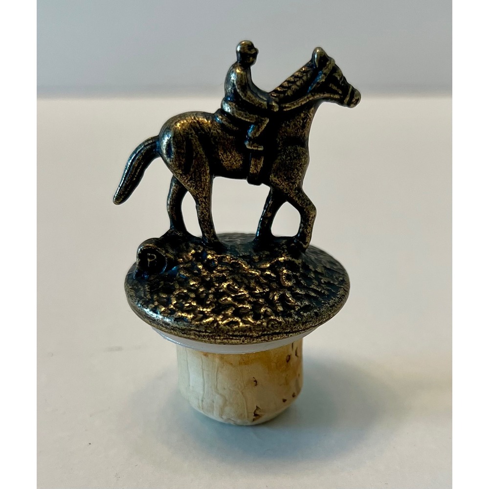 Blanton's Bourbon Horse Bottle Stopper Letter B Collectible Whiskey Cork Topper
